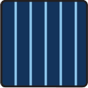 Navy with Light Blue Stripe