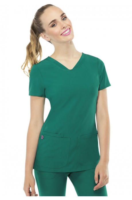 HeartSoul Break on Through Shaped V-Neck Top- 20710