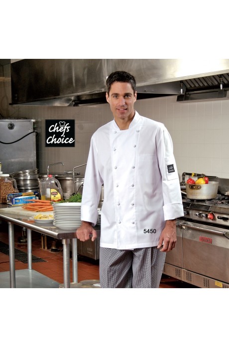 Short Sleeve Chef Coat With Mesh - 5450SS