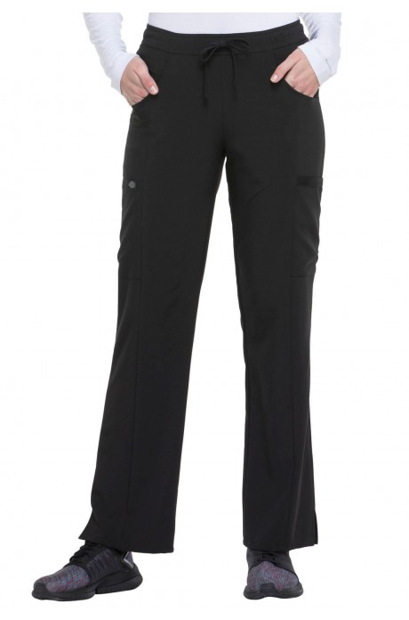Mid Rise Straight Leg Drawstring Pant - DK010