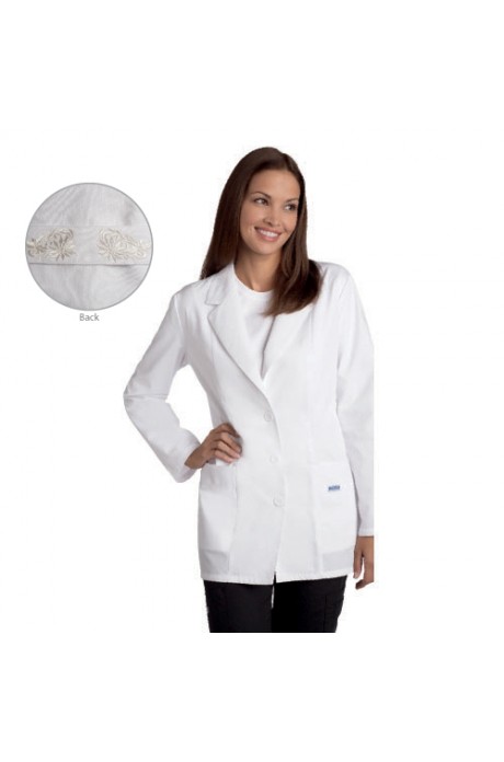 L390- Ladies Fitted Fashion Lab Coat(5oz)