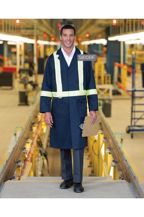 Shop Coat with 2″ Reflective Tape- S810RF