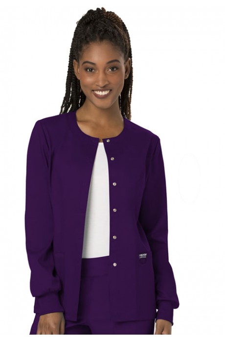 Snap Front Warm-up Jacket-WW310