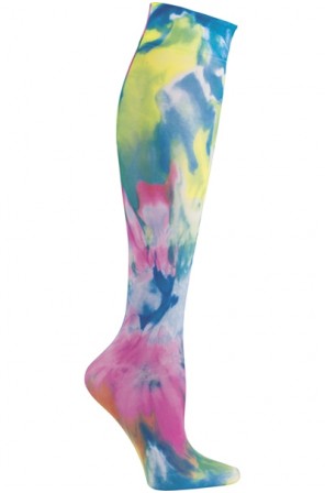 Knee Highs 12HGmm Compression in Multi Tie Dye