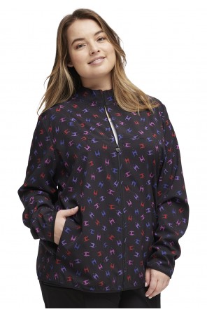 Packable Print Jacket in I Run This Castle - HS331 VITL